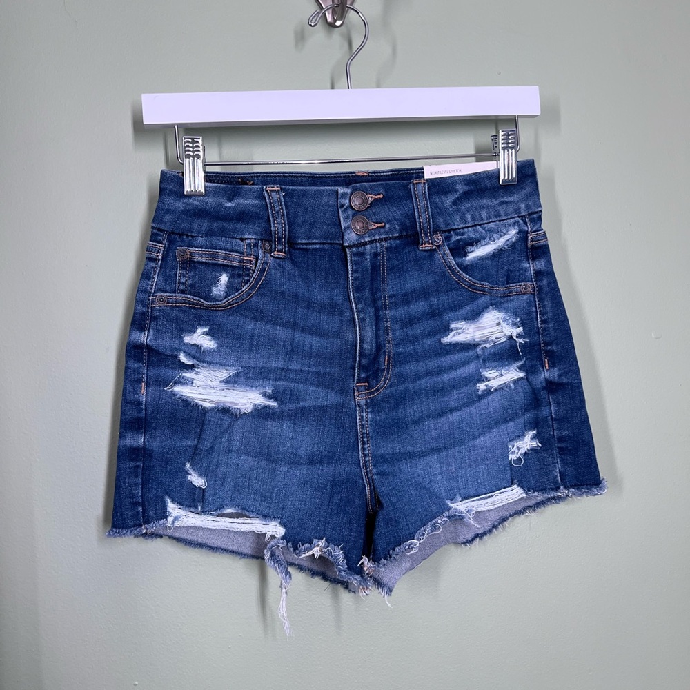 NWT American Eagle Outfitters Curvy Hi-Rise Shortie- Sz: 4/27